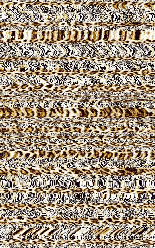 豹纹印花华亿平台图片