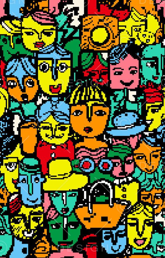 ♥红桃A〖抽象个性〗印花华亿平台图片