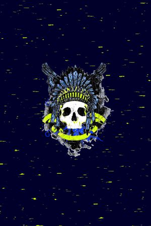 骷髅印花华亿平台图片