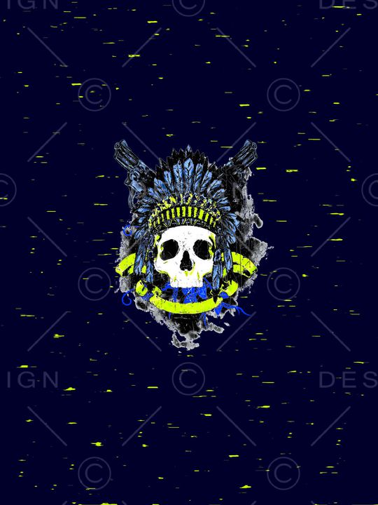 骷髅印花华亿平台图片