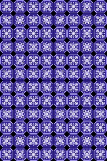 335210-复古几何花卉抽象标识图案2