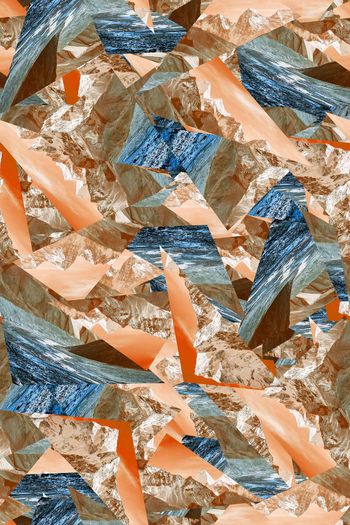 335241-休闲地表景观几何组合抽象印花