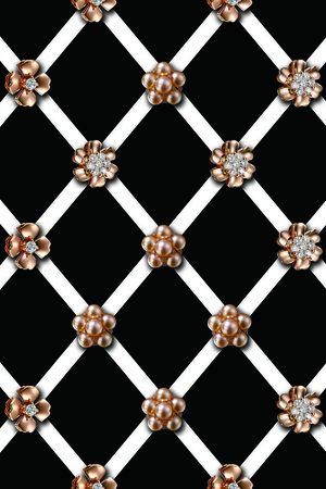 几何珠宝印花华亿平台图片