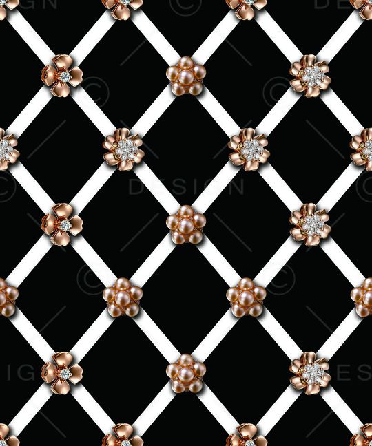 几何珠宝印花华亿平台图片