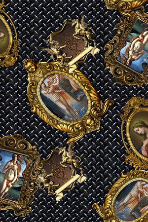 欧式宫廷风印花华亿平台图片