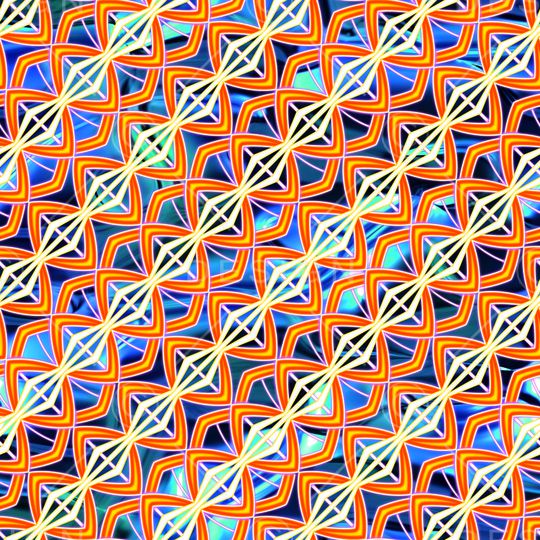 几何图形印花华亿平台图片