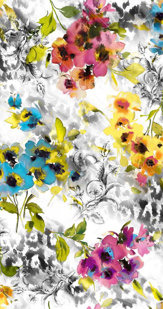 水彩印花华亿平台图片