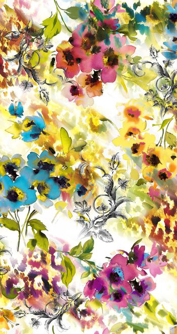 335803-豹纹水彩花朵1