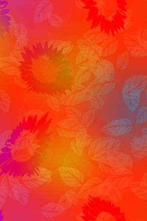 大花  花卉 小碎花印花华亿平台图片