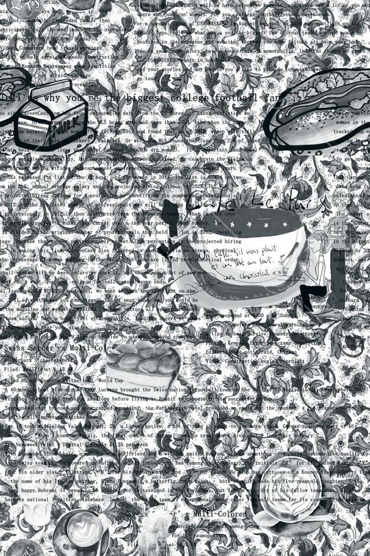 为艺术泼墨 （写意）印花华亿平台图片