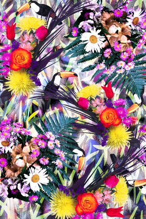 M-热带风/Tropical印花华亿平台图片