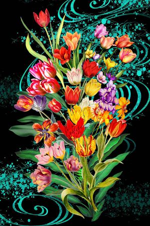 女装定位印花华亿平台图片