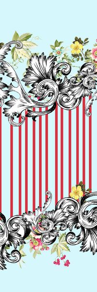 二方连续印花华亿平台图片