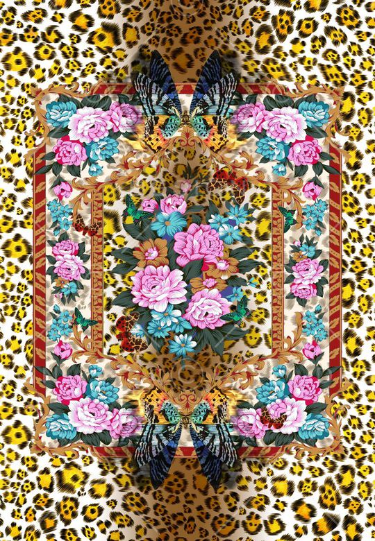 豹纹印花华亿平台图片