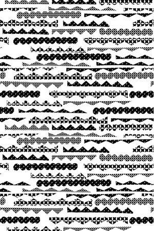 几何图案印花华亿平台图片