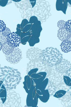 大花  花卉 小碎花印花华亿平台图片