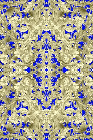 巴洛克印花华亿平台图片