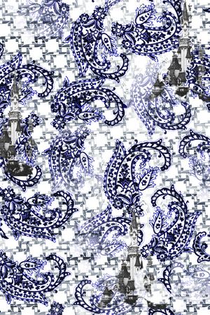 腰果印花华亿平台图片