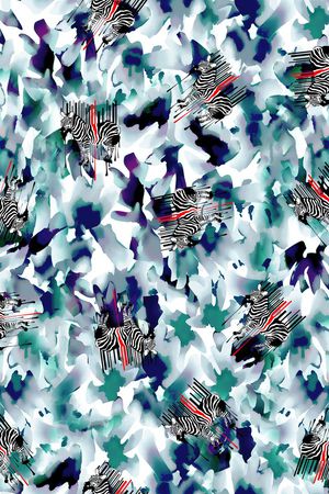 抽象印花华亿平台图片