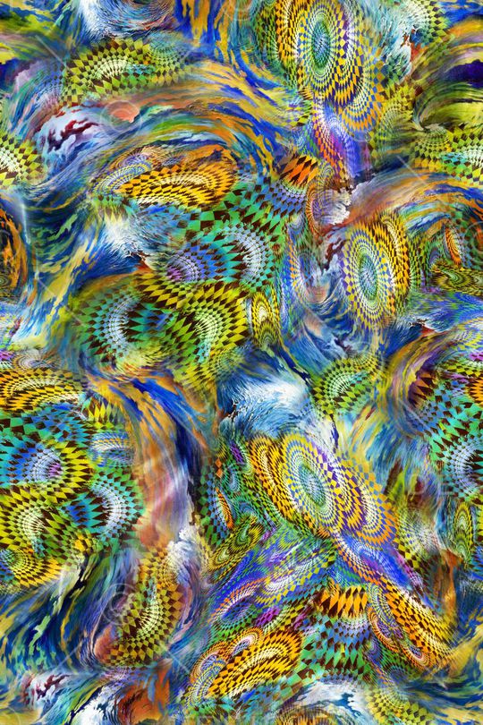 抽象印花华亿平台图片