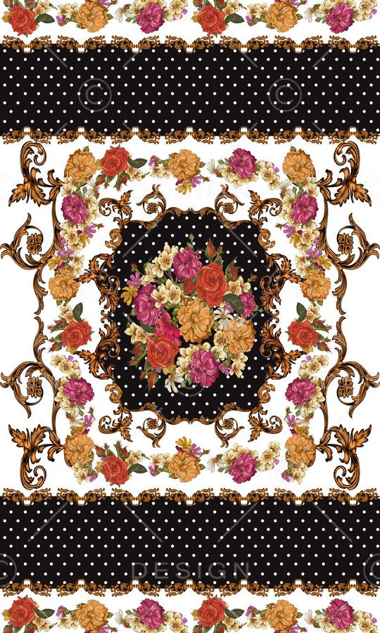 欧式印花华亿平台图片