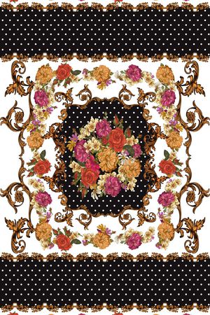 欧式印花华亿平台图片