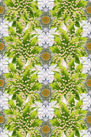 大花  花卉 小碎花印花华亿平台图片