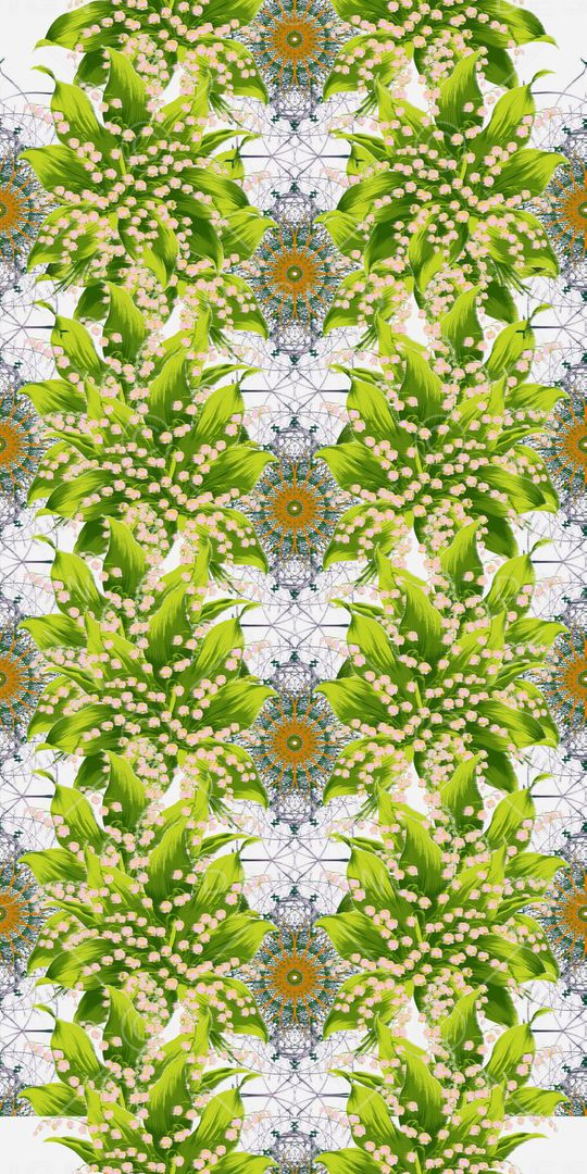 大花  花卉 小碎花印花华亿平台图片