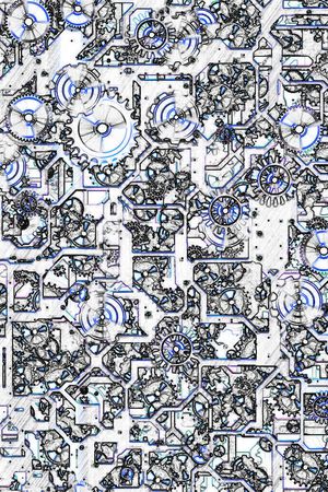 四方两方连续印花华亿平台图片