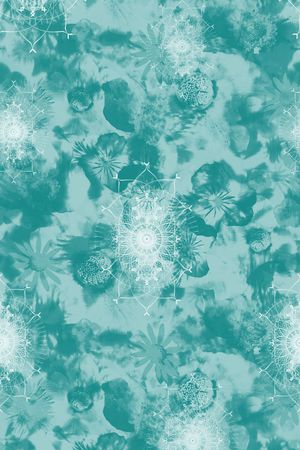 大花  花卉 小碎花印花华亿平台图片