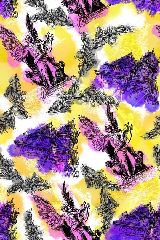 欧式宫廷风印花华亿平台图片