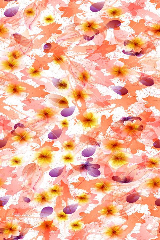 花鸟花卉印花华亿平台图片