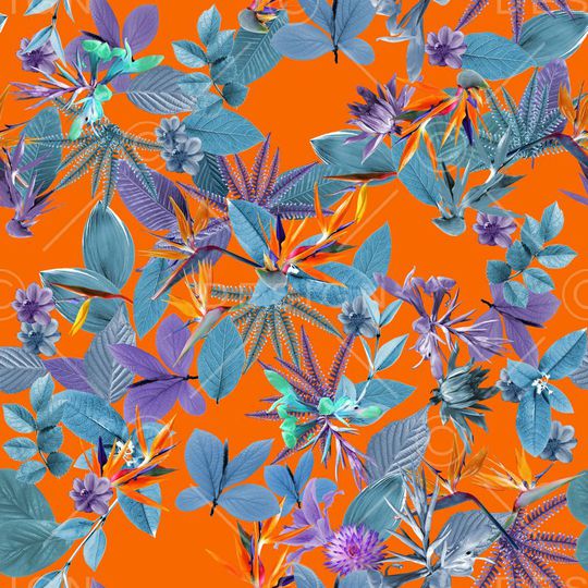 ♥红桃A〖花鸟天堂〗印花华亿平台图片