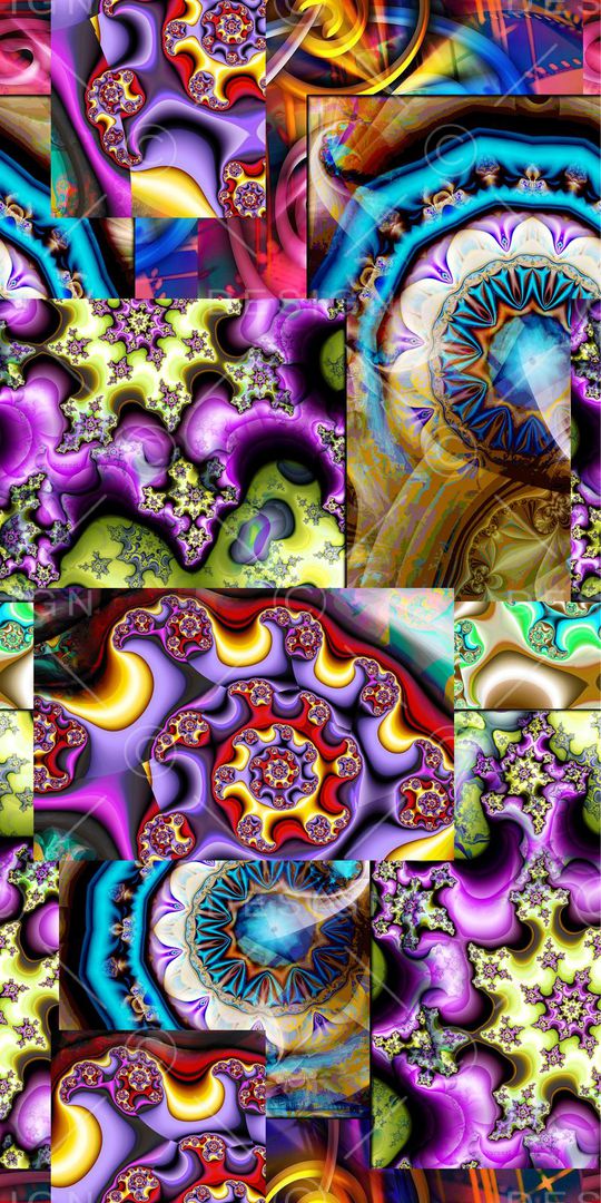 抽象简洁印花华亿平台图片