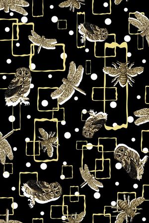 抽象印花华亿平台图片