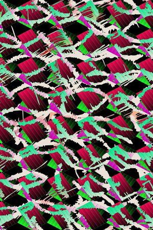 抽象印花华亿平台图片