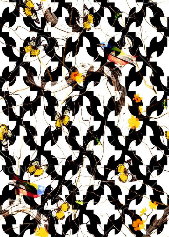 几何印花华亿平台图片