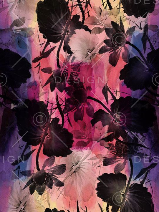 抽象印花华亿平台图片