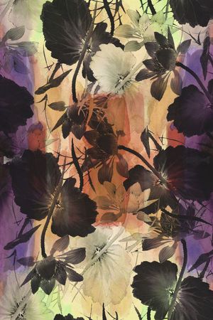 植物花卉印花华亿平台图片