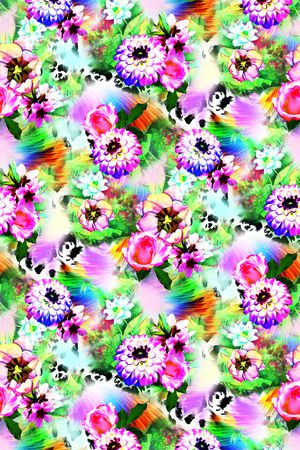 个性花印花华亿平台图片