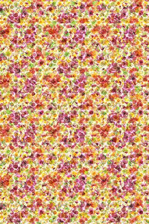 大花  花卉 小碎花印花华亿平台图片