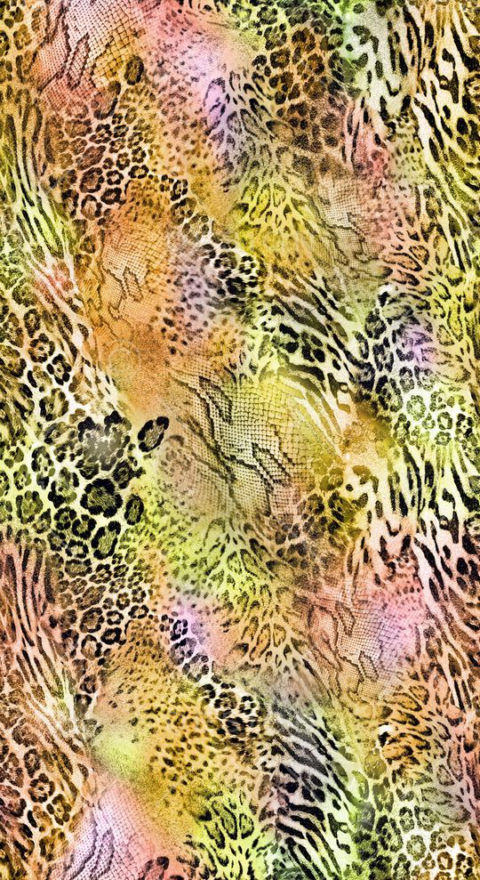 动物纹印花华亿平台图片