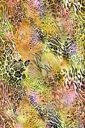 动物纹印花华亿平台图片