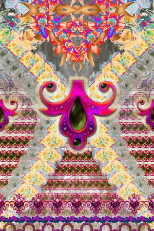 几何印花华亿平台图片