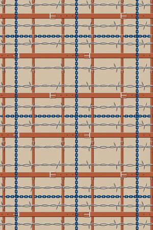 四方两方连续印花华亿平台图片