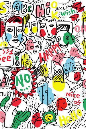 ♥红桃A〖艺术涂鸦〗印花华亿平台图片