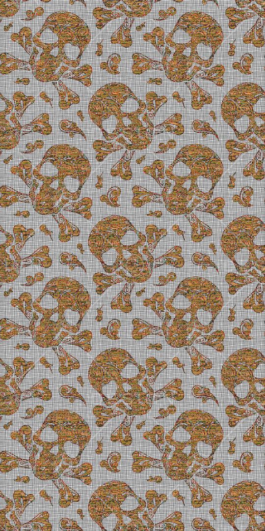 佩斯里卷草传统花纹纹样印花华亿平台图片