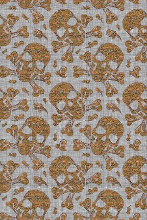 佩斯里卷草传统花纹纹样印花华亿平台图片