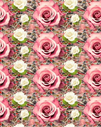 花卉植物印花华亿平台图片