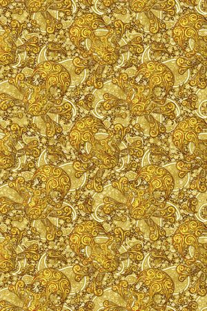 佩斯里卷草传统花纹纹样印花华亿平台图片